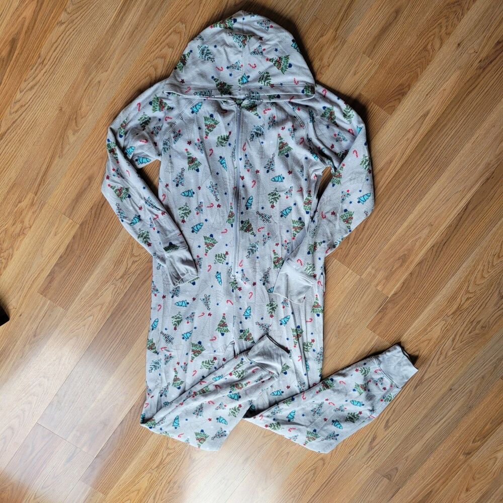 Holiday Christmas One Piece PJs Size M